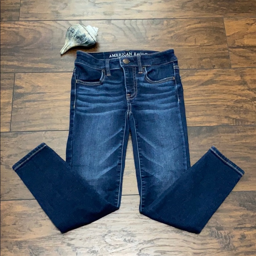 American Eagle stretch skinny ankle jeans 00